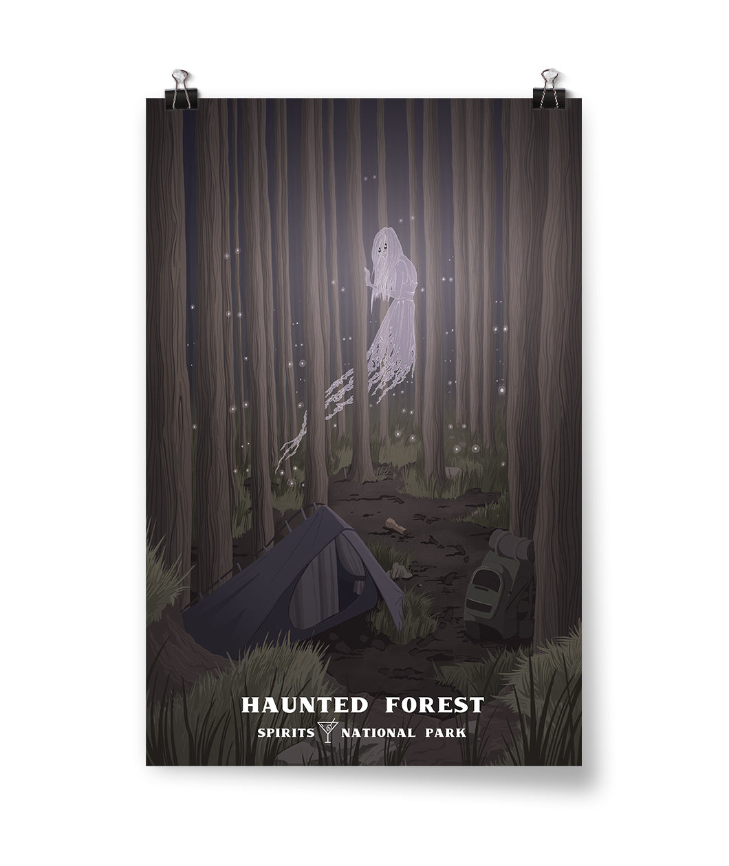 Haunted Forest Spirits National Park Poster image 1