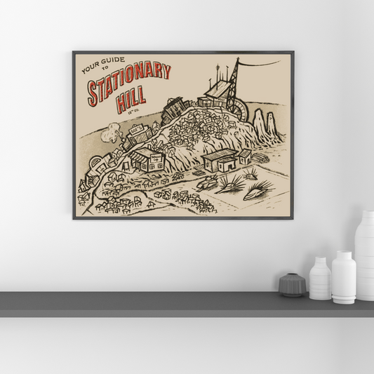 Stationary Hill Poster