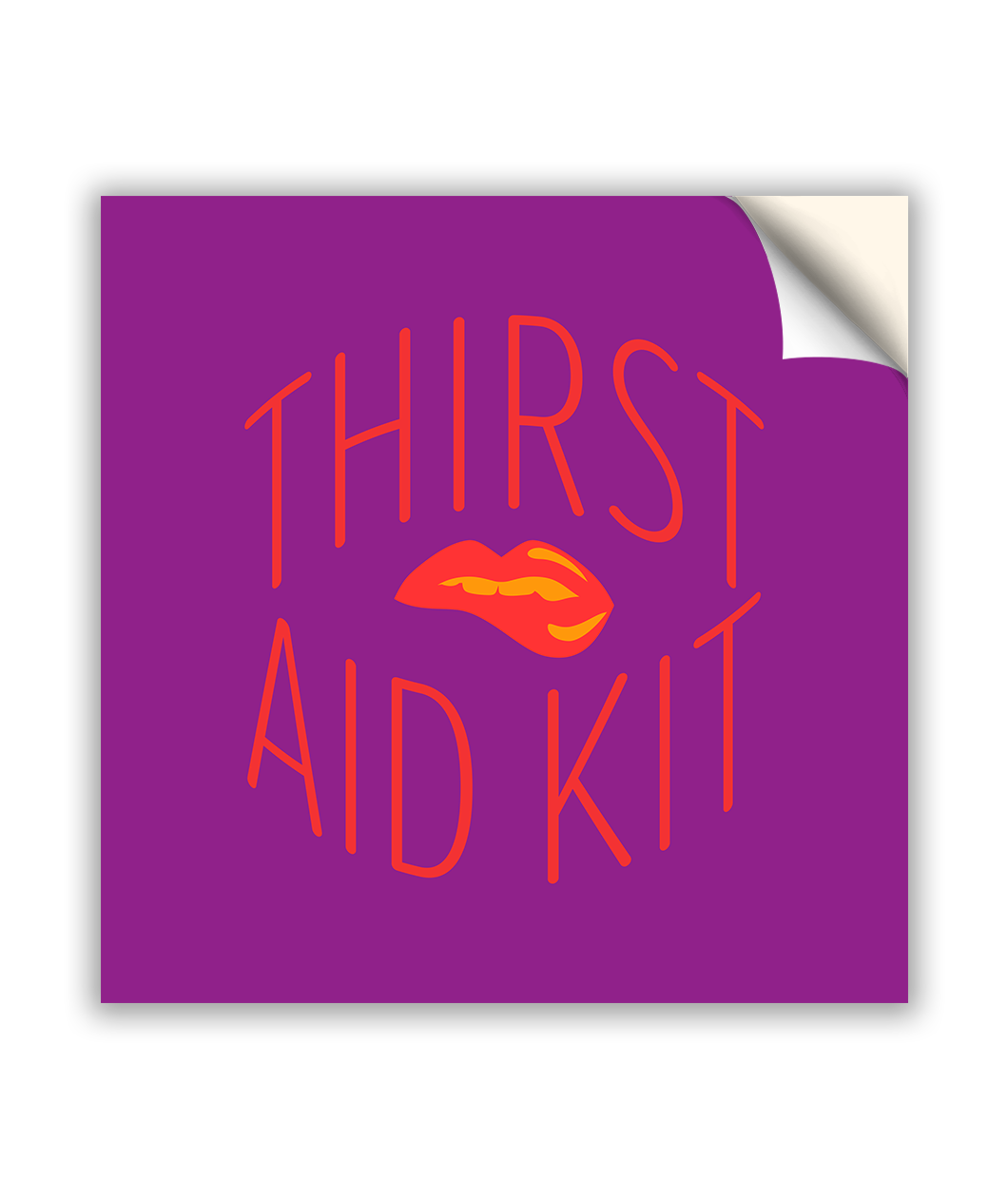 Thirst Aid Kit Sticker image 0