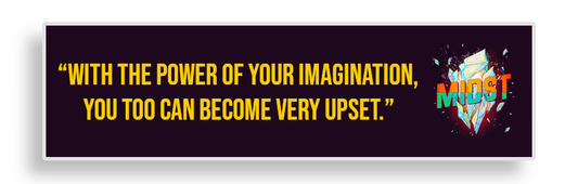 Imagination Bumper Sticker